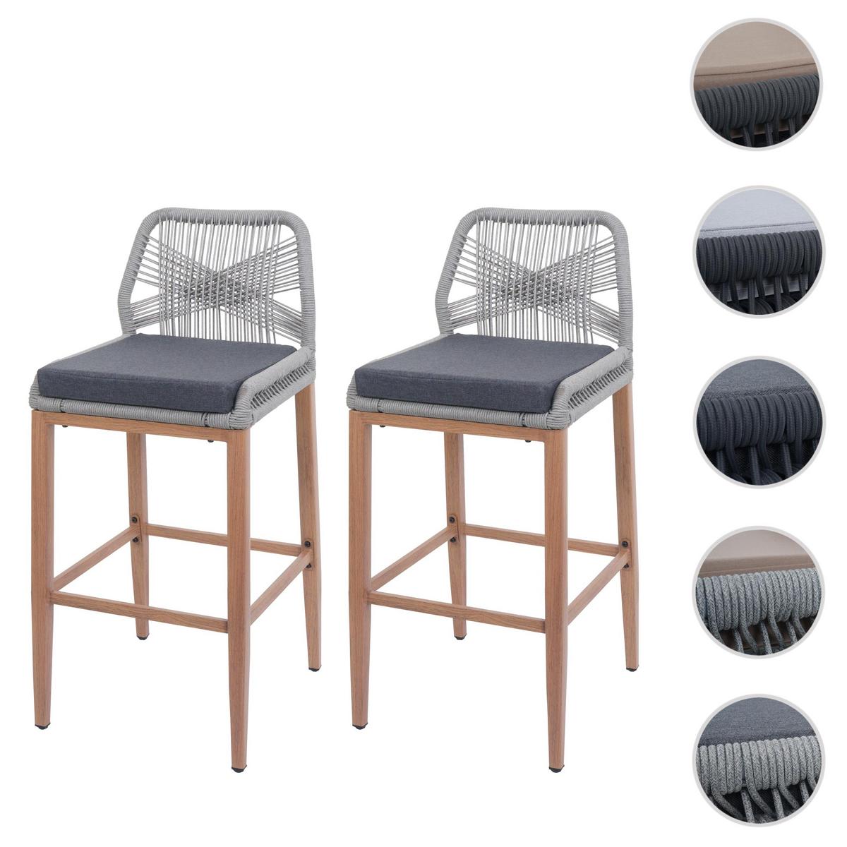 BARHOCKER Hellgrau, Anthrazit - Anthrazit/Hellgrau, Metall (45/101/50cm) - MCW