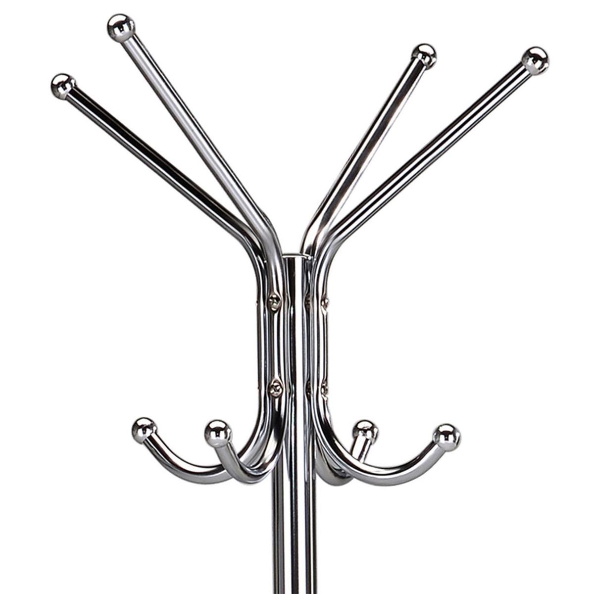 KLEIDERSTÄNDER ARIST chrom - Chromfarben, Metall (38/174/38cm) - IDIMEX