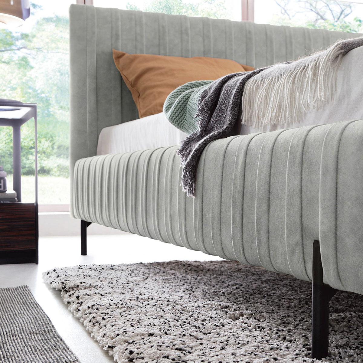 BOXBETT 180/200 Ori Grau - Grau, Holz (180/200cm) - Petits-meubles