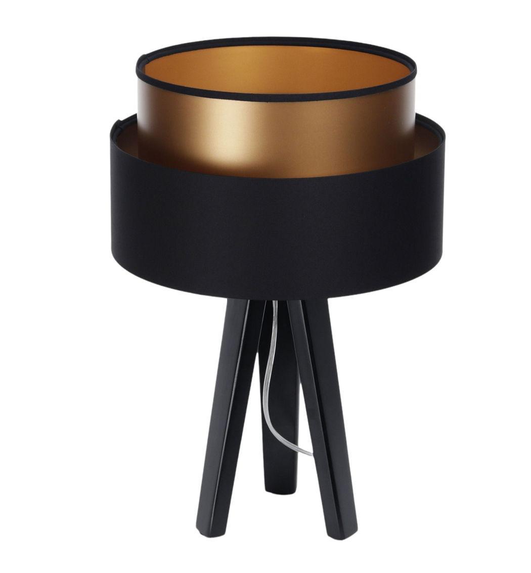 TISCHLAMPE Schwarz 30/45 cm - Braun, Kunststoff (30/0.7/45cm) - ONZENO