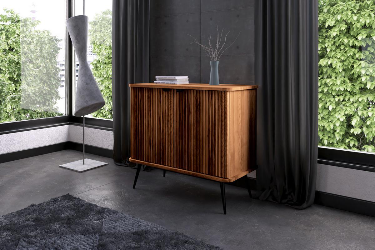 KOMMODE LINA - Kernbuche, Holz (97/87/46cm) - byoak