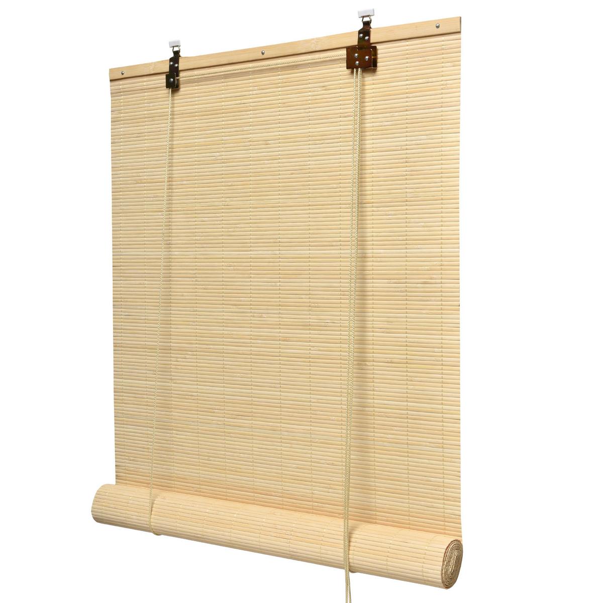 BAMBUSROLLO SolDecor B86 100x160cm Natur - Naturfarben, Holz (100/160cm) - Sol Royal