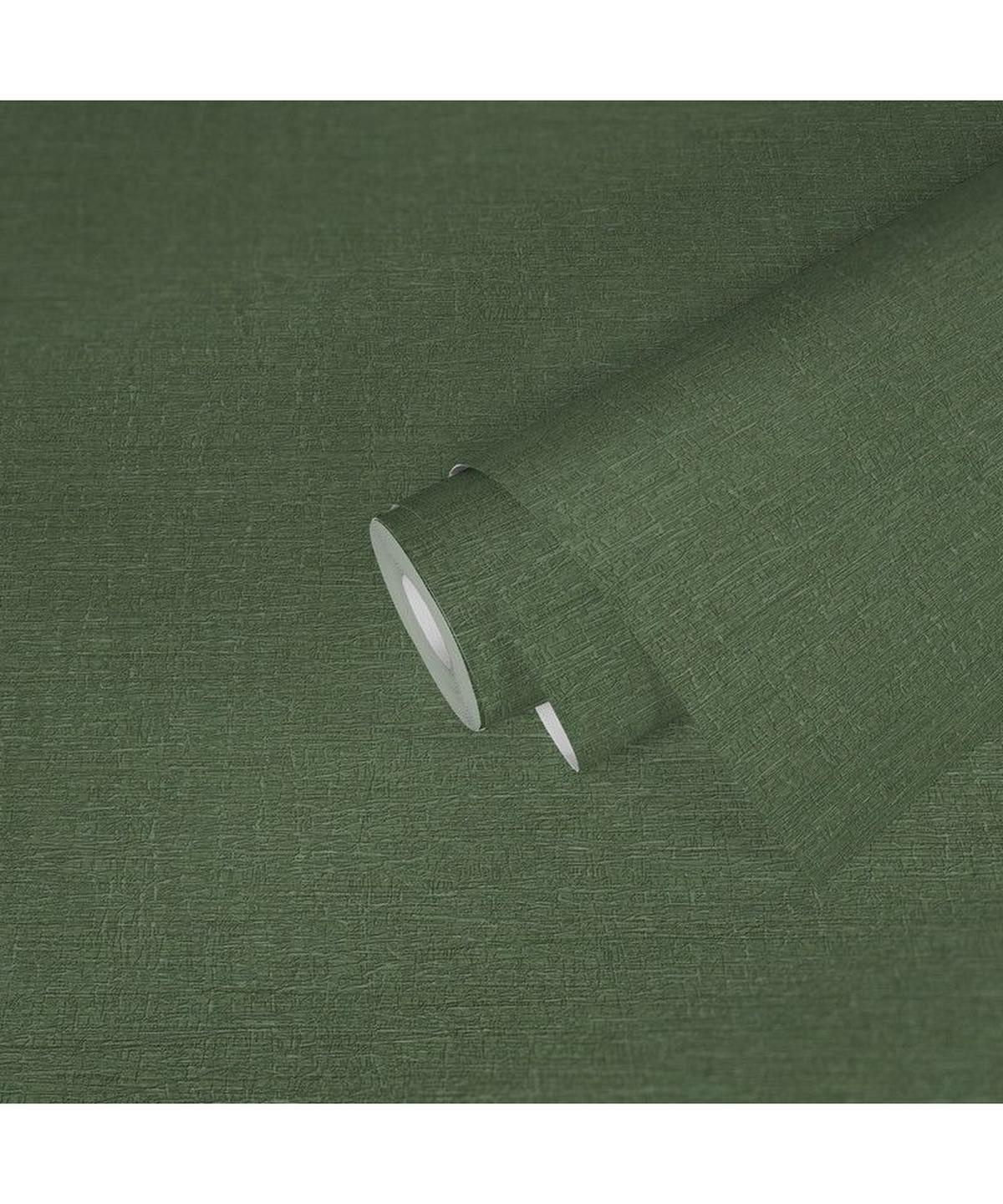 VLIESTAPETE Grün 53/1005 cm - Grün, Textil (53/1cm) - KUNSTLOFT