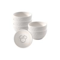 DIPSCHALEN Manufacture Rock Blanc - Mickey Mouse weiß ø 7,7 cm 6er Set - Weiß, Keramik (7.7cm) - Villeroy & Boch