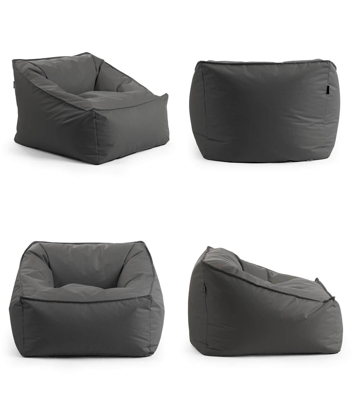 OUTDOOR SITZSACK Der Sunnyboy - Schwarz, Textil (80/60/83cm) - Mokebo