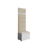 GARDEROBEN-SET Grawis 60 IV - Silberfarben/Naturfarben, Holzwerkstoff/Kunststoff (64.5/45/34cm) - MIRJAN24