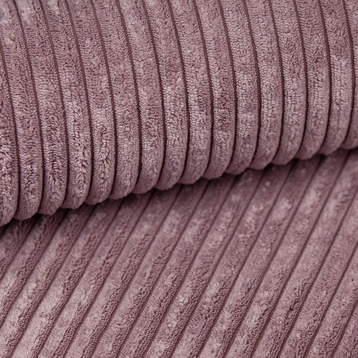 BETTSOFA MOSINE Lila Kordstoff mit Schlaffunktion - Lila, Textil (281/87/98cm) - MASSENO