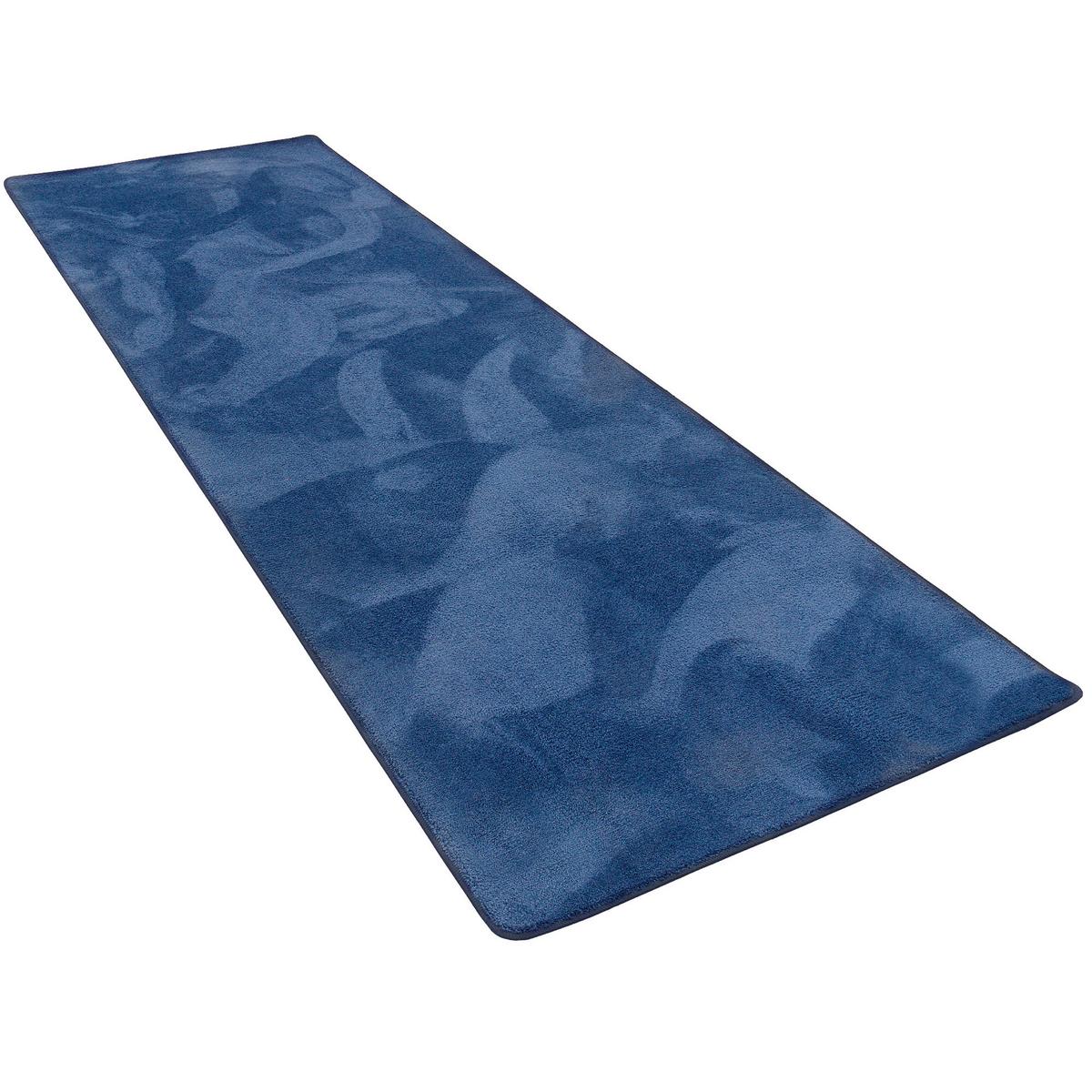 LUXUS SUPER SOFT HOCHFLOR LANGFLOR TEPPICH LÄUFER DELUXE - Dunkelblau, Textil (80/240cm) - Snapstyle