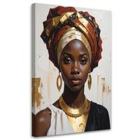 LEINWANDBILD Menschen & Charaktere 20x30cm - Goldfarben, Textil (20/30cm) - Feeby