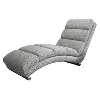 RELAXLIEGE Holiday - Chromfarben/Grau, Holz/Textil (62/84/180cm) - MIRJAN24