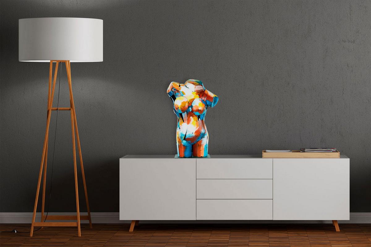 METALLSKULPTUR Bunt 75/43 cm - Multicolor, Metall (5/43/20cm) - KUNSTLOFT