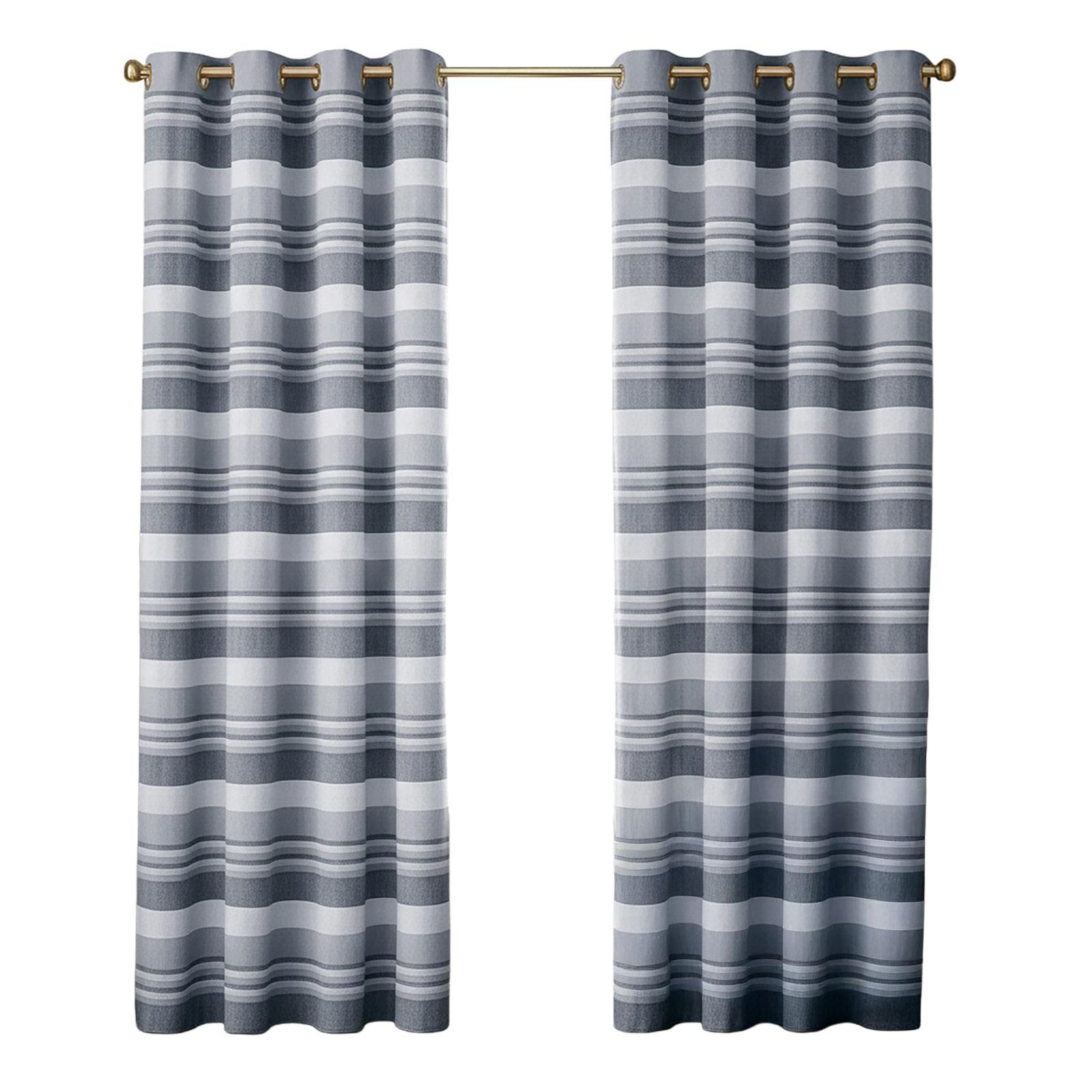 ÖSENVORHANG Morocco blickdicht 2er-Set, 167/182 cm - Hellgrau, Textil (167/182cm) - Homescapes