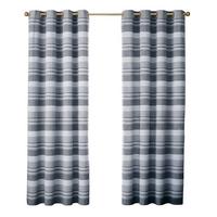 ÖSENVORHANG Morocco blickdicht 2er-Set, 167/182 cm - Hellgrau, Textil (167/182cm) - Homescapes