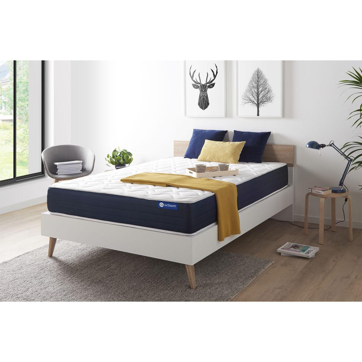 MATRATZE Actilatex sleep Latex und Memory-Schaum 140 x 200 cm h1 - Weiß, Textil (140/200cm) - ACTISOM