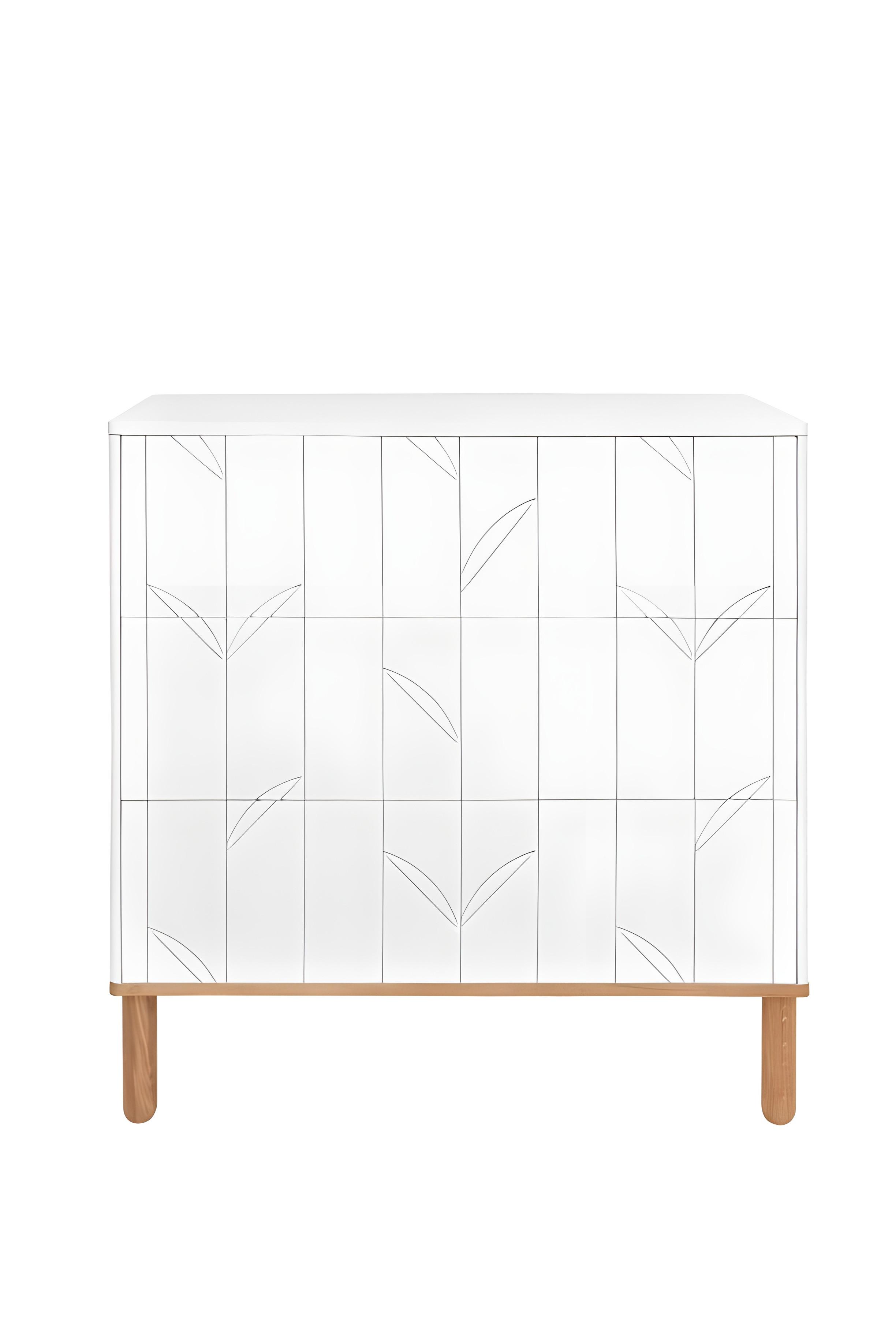 KINDERKOMMODE Toteme – rustikale Eleganz und Funktionalität Weiß - Weiß, Holzwerkstoff (90/91/50cm) - RAUMHIRSCH FURNITURE