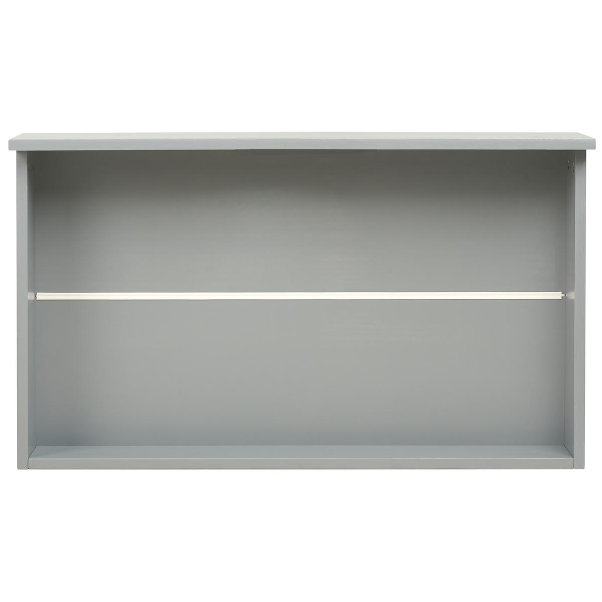 BETTSCHUBLADE 2er set Grau Rumilly - Grau, Holz - Beliani