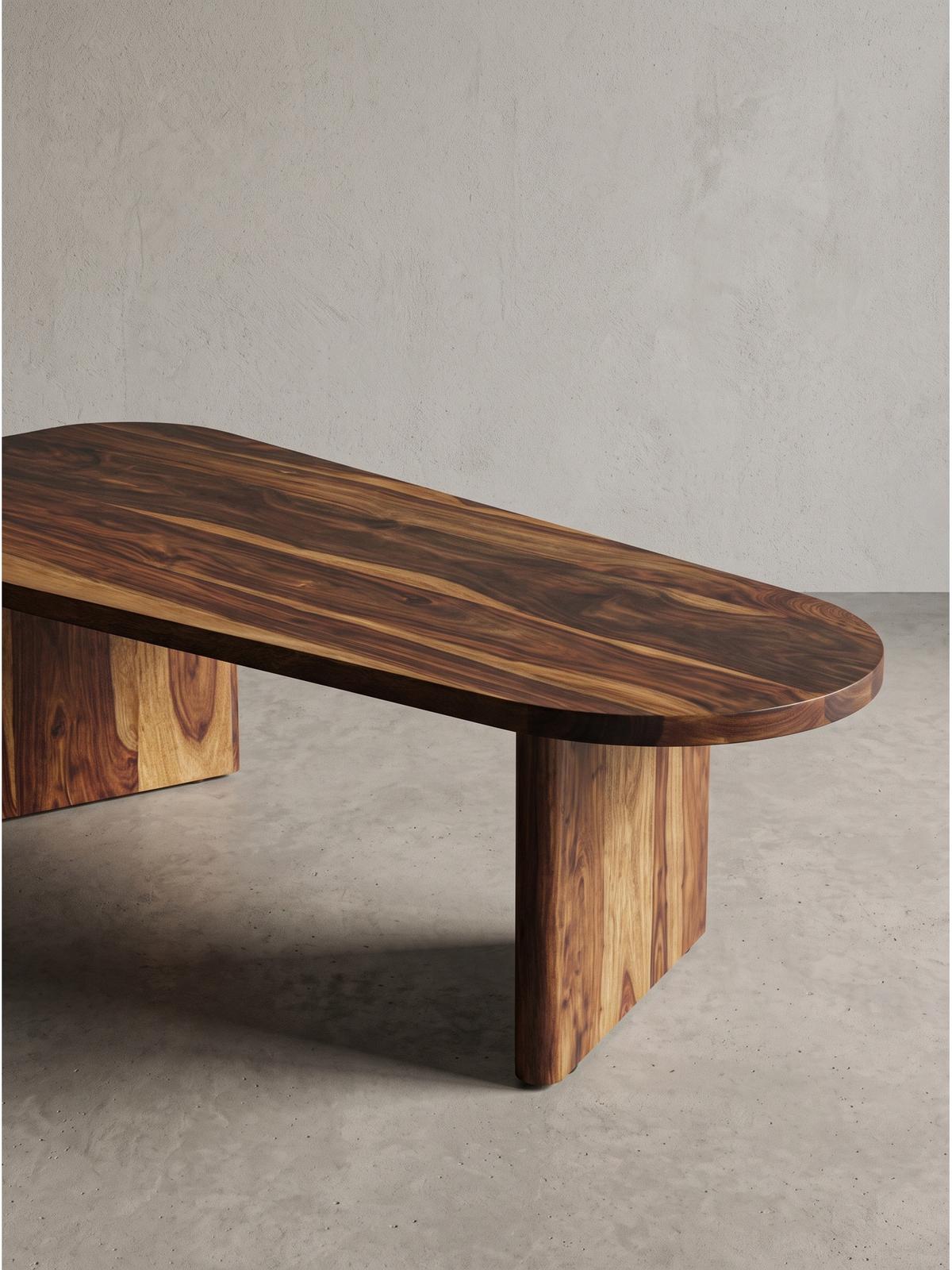 COUCHTISCH CAZORLA, Dunkles Massivholz, 120 x 60 x 32 cm - Braun, Holz (60/120/32cm) - KADIMA DESIGN