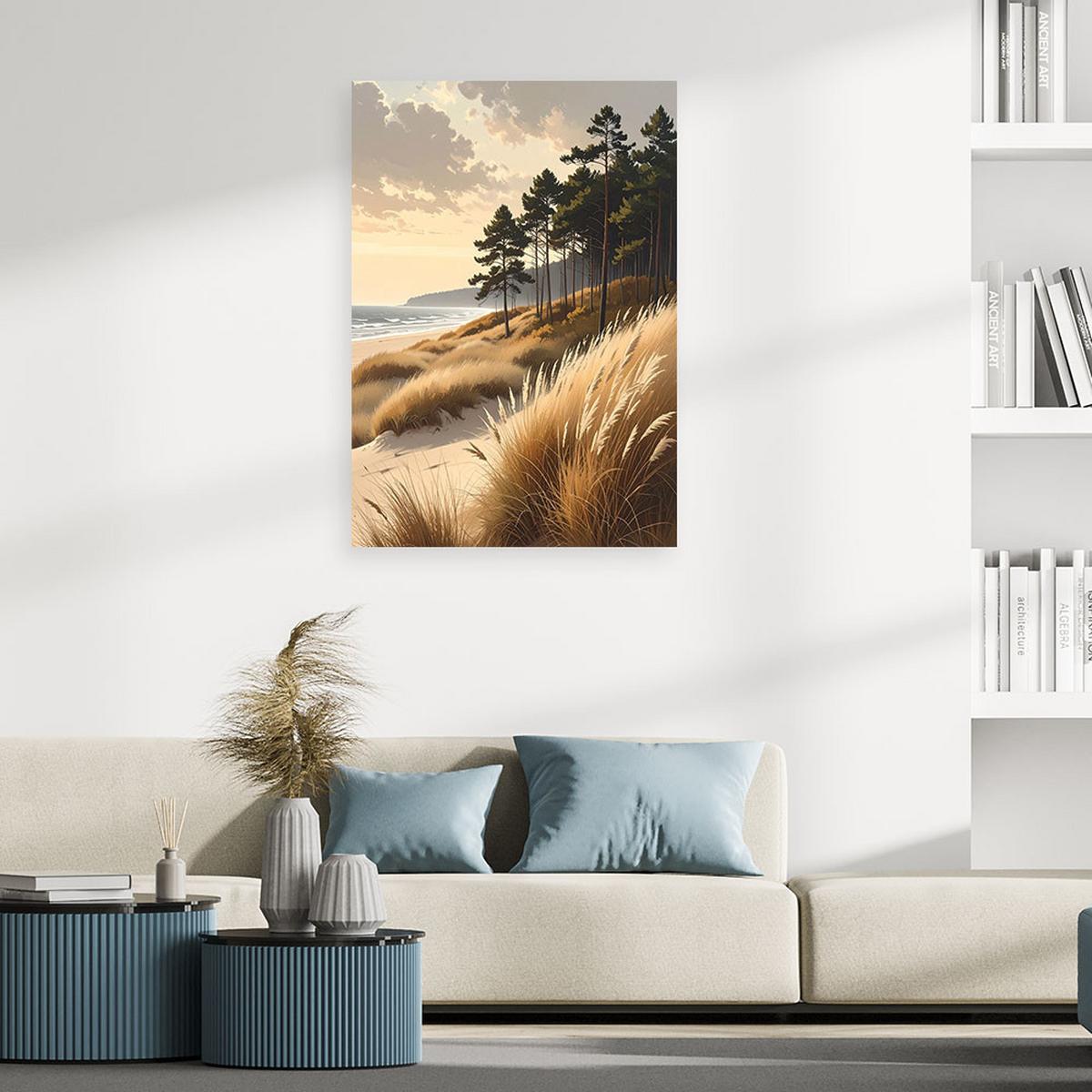 LEINWANDBILD Landschaften 20x30cm - Beige, Textil (20/30cm) - Feeby