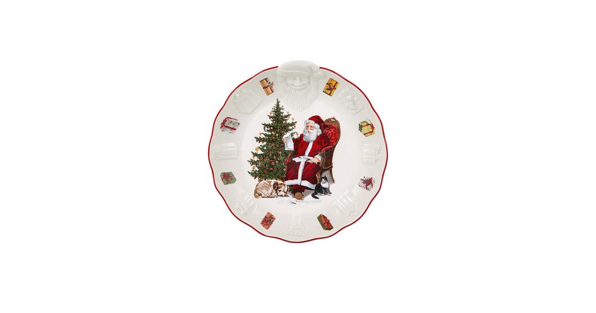 Villeroy & Boch SCHALE MIT SANTA RELIEF Toy's Fantasy bunt ø 24,5 cm ...