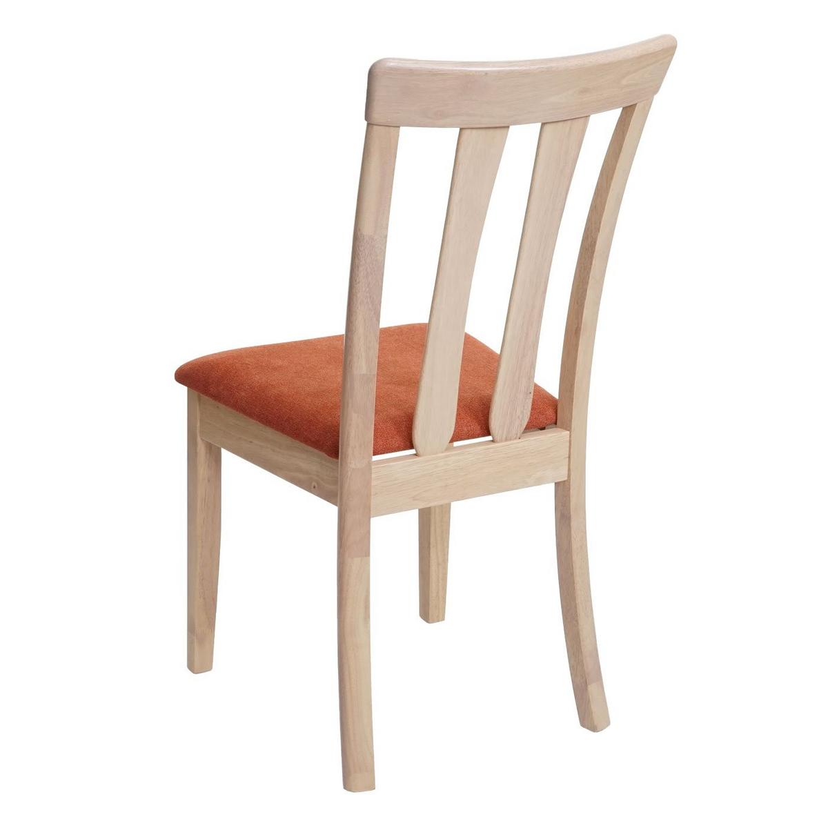 ESSZIMMERSTUHL Orange, Braun 6er-Set - Orange/Braun, Holz (42/96/58cm) - MCW