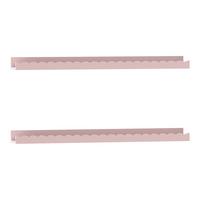 WANDREGAL-SET 2-TLG. Vestnes - Rosa, Holzwerkstoff (10/5/60cm) - [en.casa]