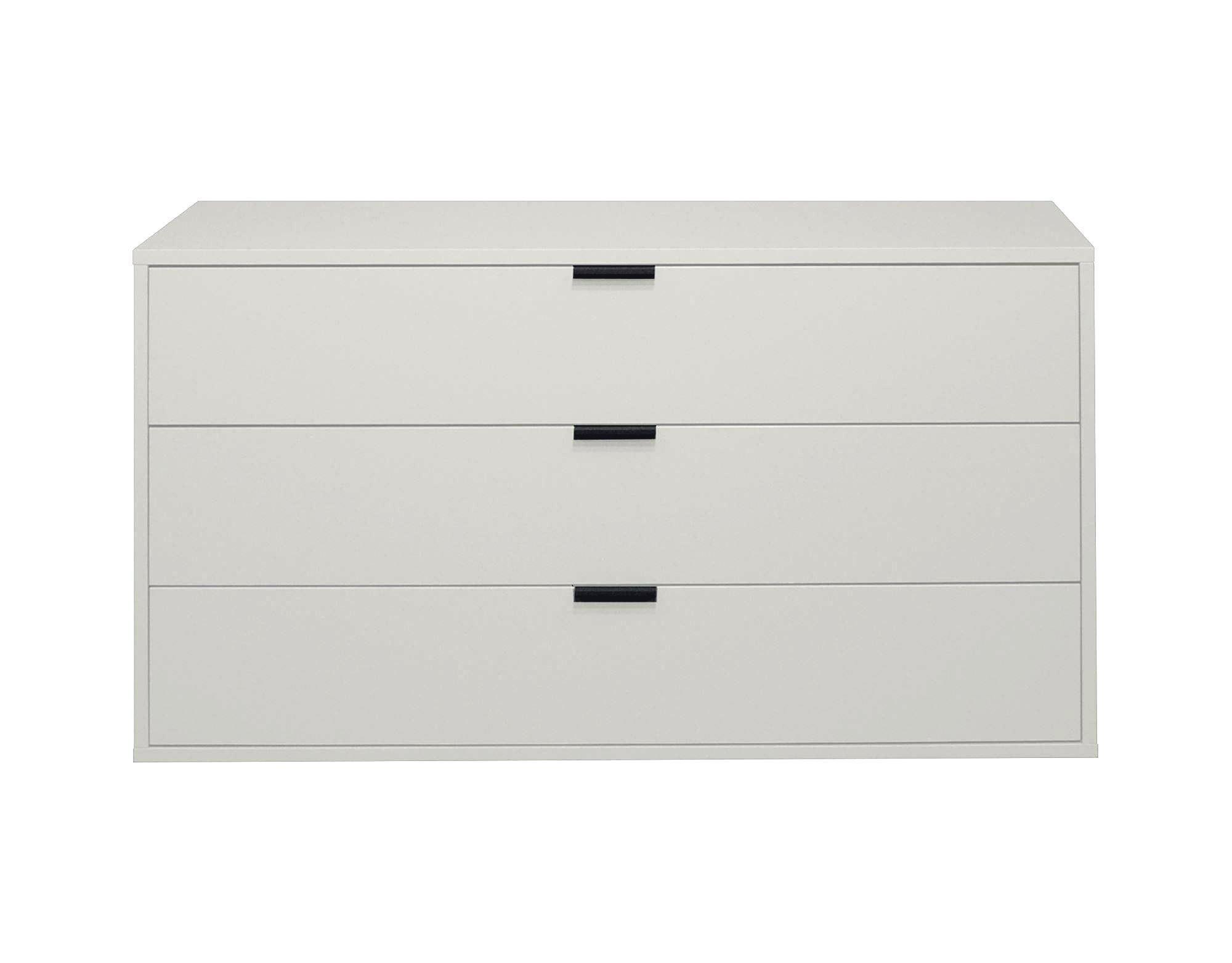 KOMMODE Erna 119x45x67 Kreidegrau matt Lack - Hellgrau, Holzwerkstoff (119/67/45cm) - 58aufmkessel