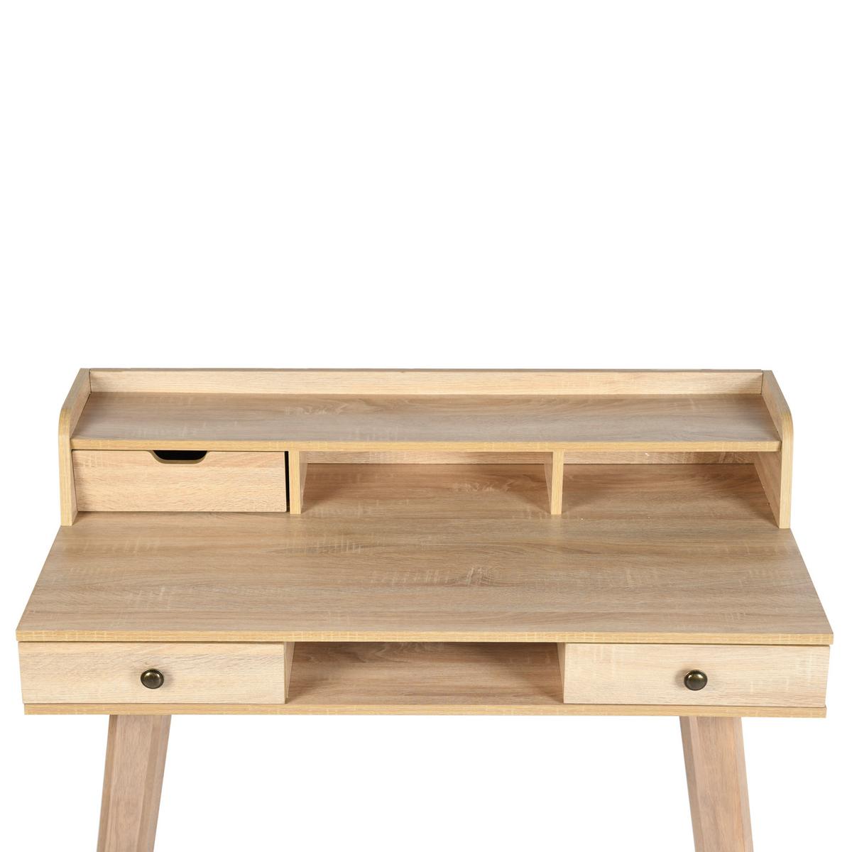SCHREIBTISCH 100/50/91cm Beige - Beige, Holz/Holzwerkstoff (105/55/90cm) - Urban Meuble