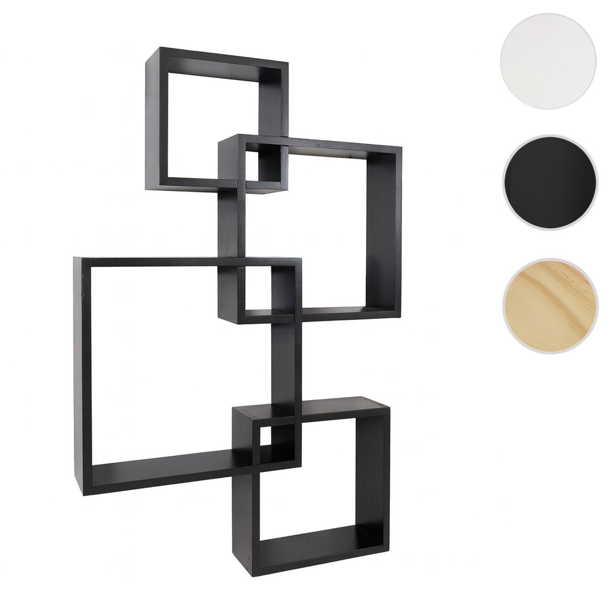 WANDREGAL Schwarz - Schwarz, Holz (59/91/10cm) - MCW
