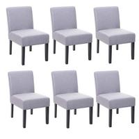 ESSZIMMERSTUHL Grau 6er-Set - Grau, Textil (48/84/64cm) - MCW