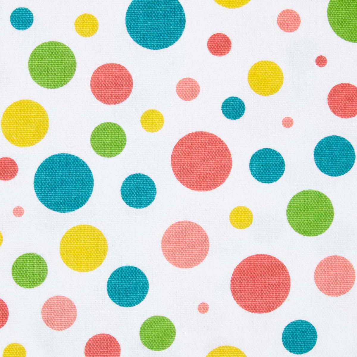 ÖSENVORHANG Bunte Punkte blickdicht 2er-Set, 137/182 cm - Multicolor, Textil (137/182cm) - Homescapes