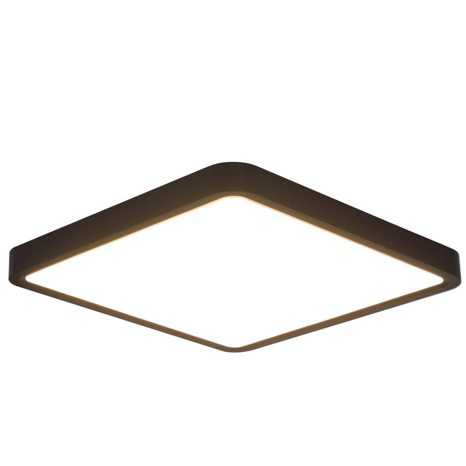 LED-DECKENLEUCHTE Sarah 23/23/2cm - Schwarz, Kunststoff (23/23/2cm) - ZMH