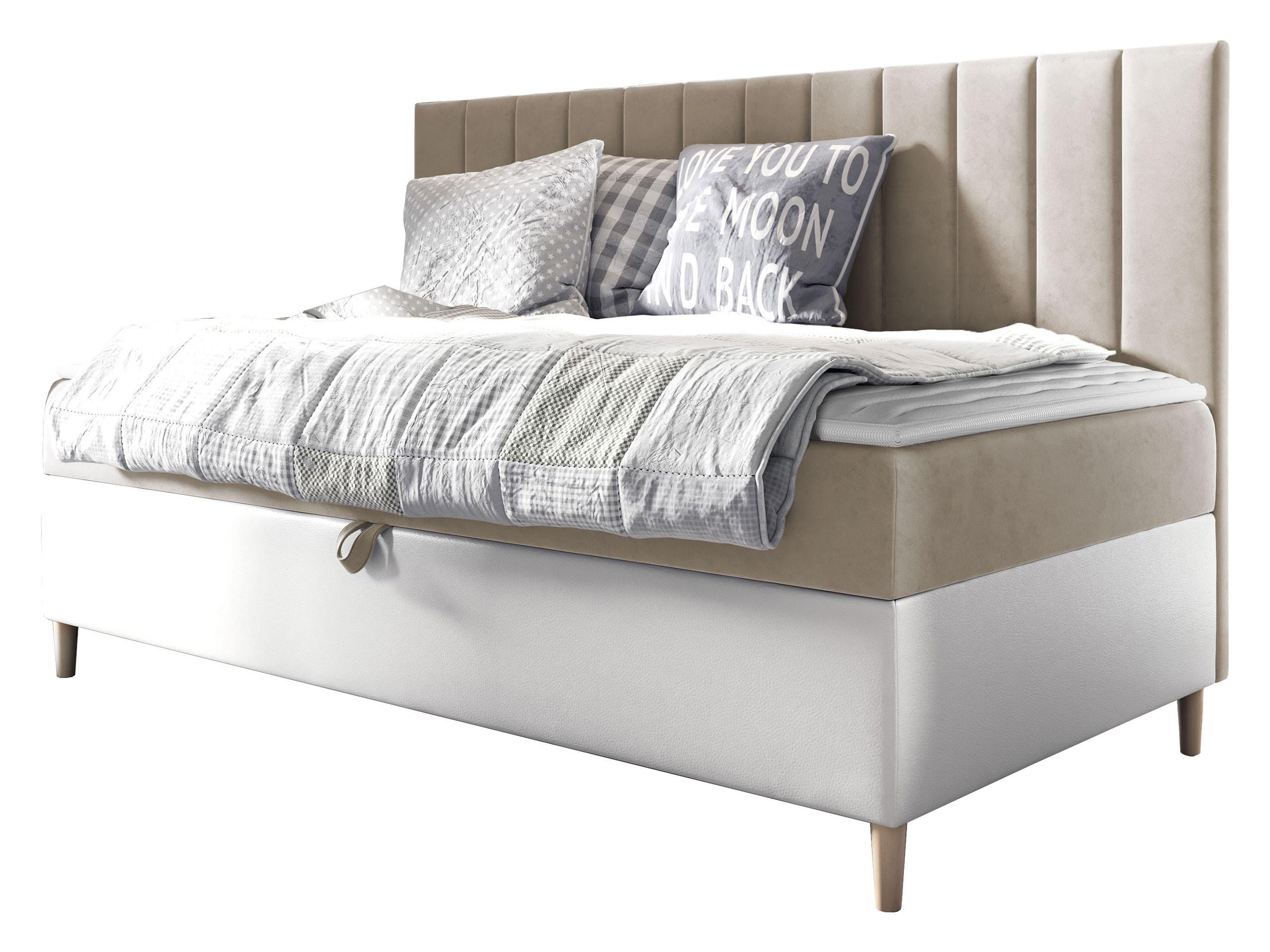 BOXBETT Maja Junior 2 - H3 - Creme/Weiß, Holz (90/200cm) - MIRJAN24