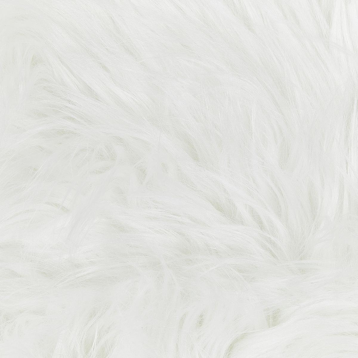KUNSTSCHAFFELL-TEPPICH Mamungari 180/60 cm - Weiß, Kunststoff (60/180cm) - Beliani