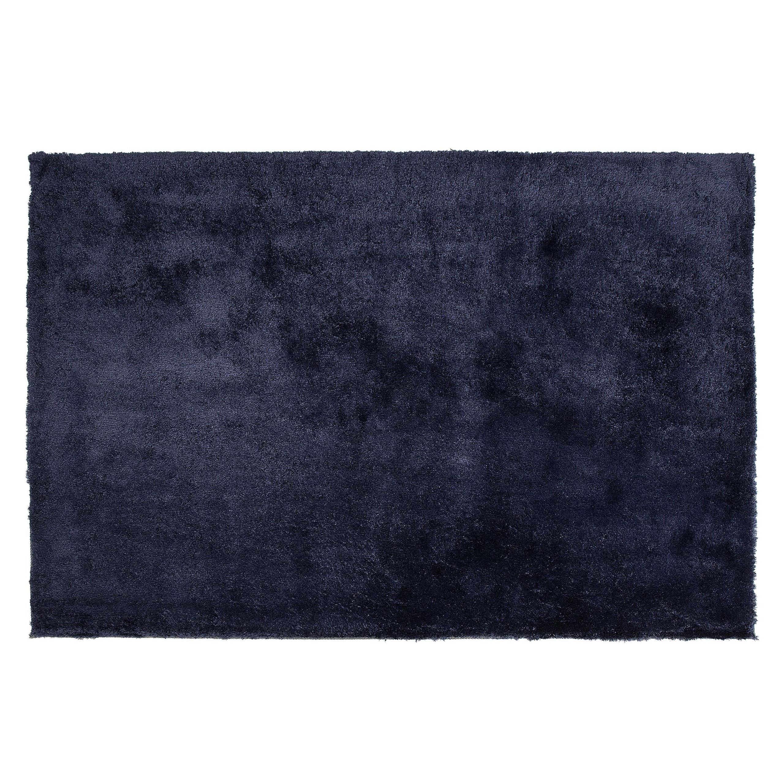 SHAGGY-TEPPICH Evren 200/140 cm - Blau, Kunststoff (140/200cm) - Beliani