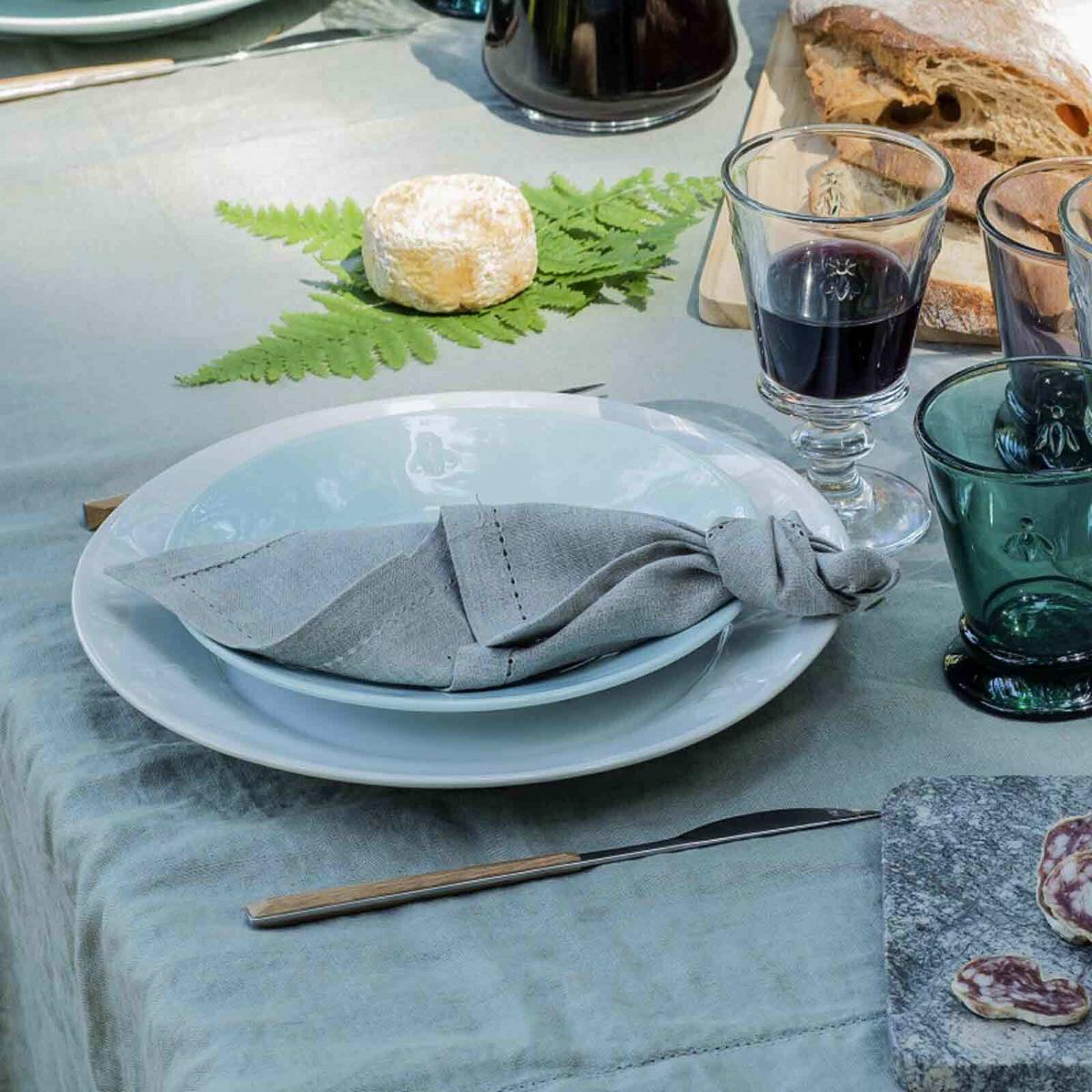 SPEISETELLER Biene natur ø 27 cm 4er Set - Naturfarben, Keramik (27.4cm) - La Rochère