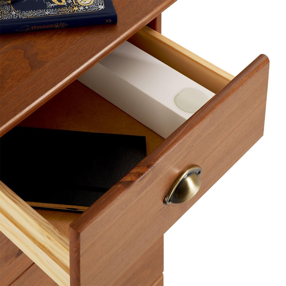 KOMMODE PARIS Kastanie - Kastanienfarben, Holz (48/95/39cm) - IDIMEX