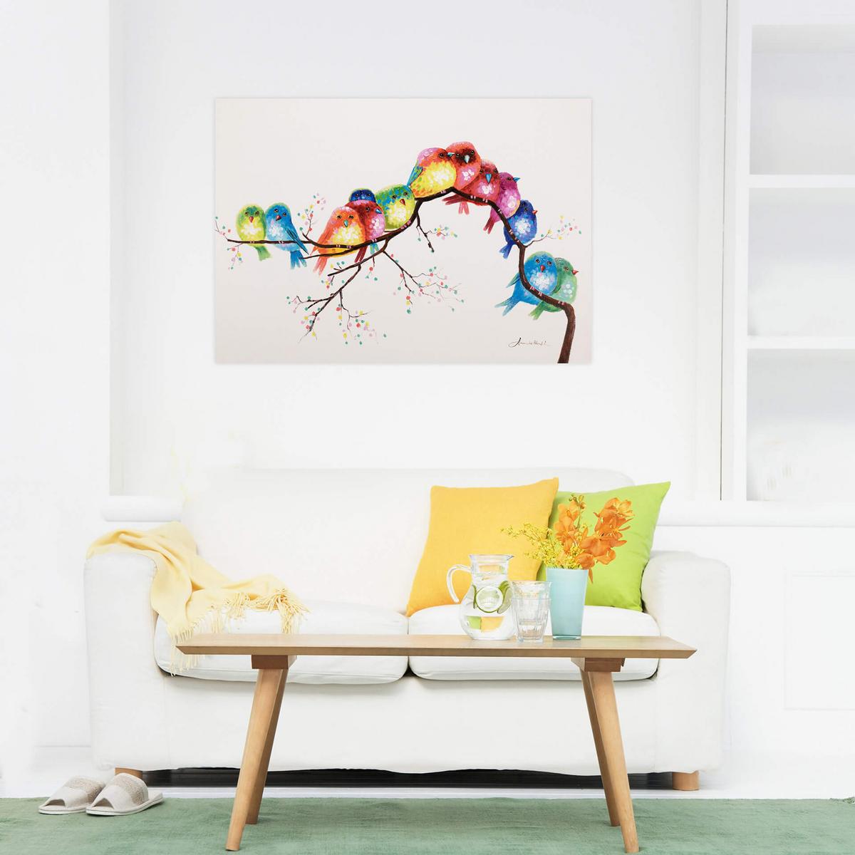 ÖLGEMÄLDE 100/70 cm - Multicolor, Holz/Textil (100/70cm) - KUNSTLOFT