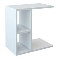 BEISTELLTISCH Ravnsborg - Weiß, Holzwerkstoff (30/50/50cm) - [en.casa]