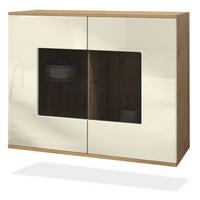KOMMODE Grömitz Creme Hochglanz - Creme, Holzwerkstoff (92.5/73.5/35cm) - Vladon