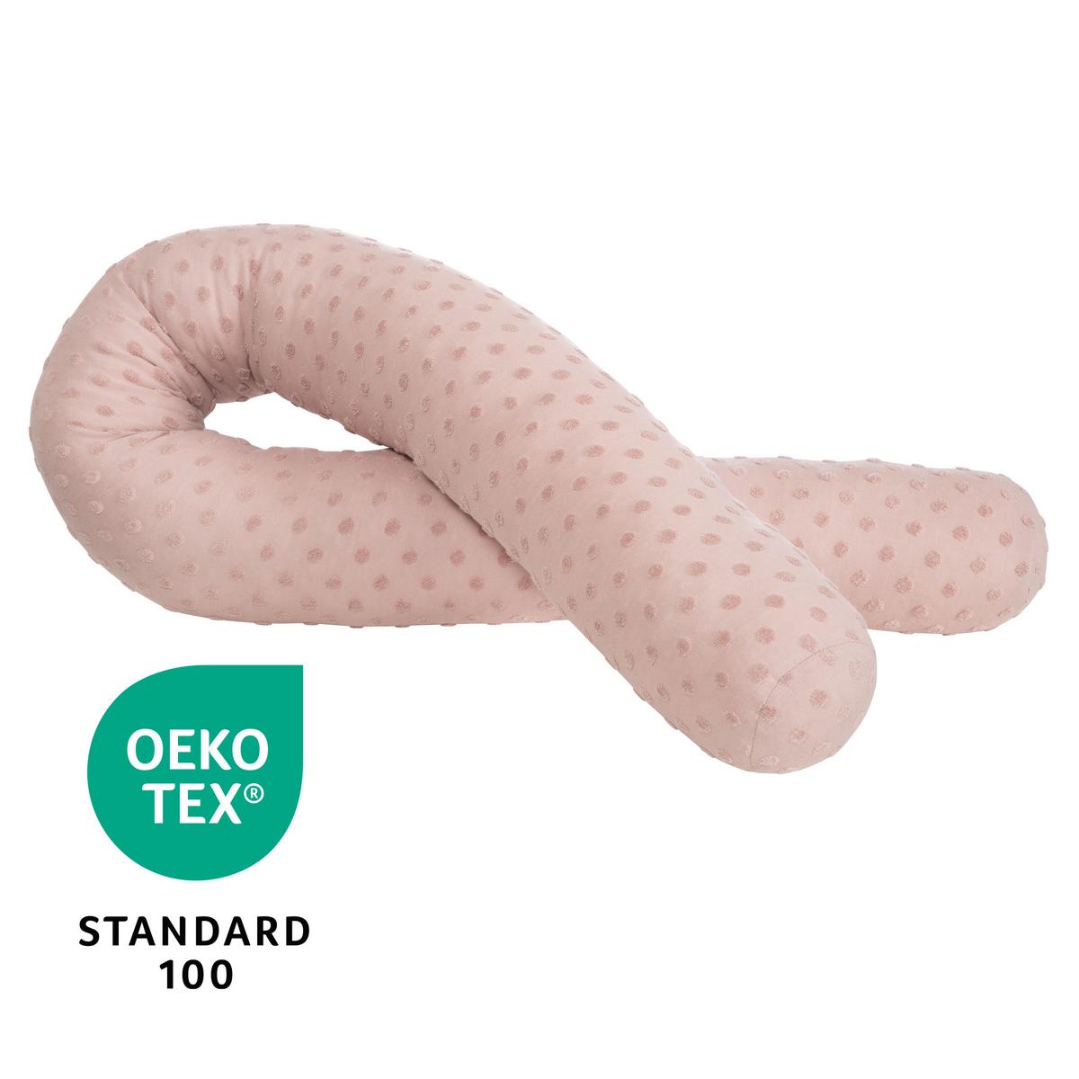 BETTSCHLANGE Lil Planet rosa - Altrosa, Textil (170/12cm) - Roba