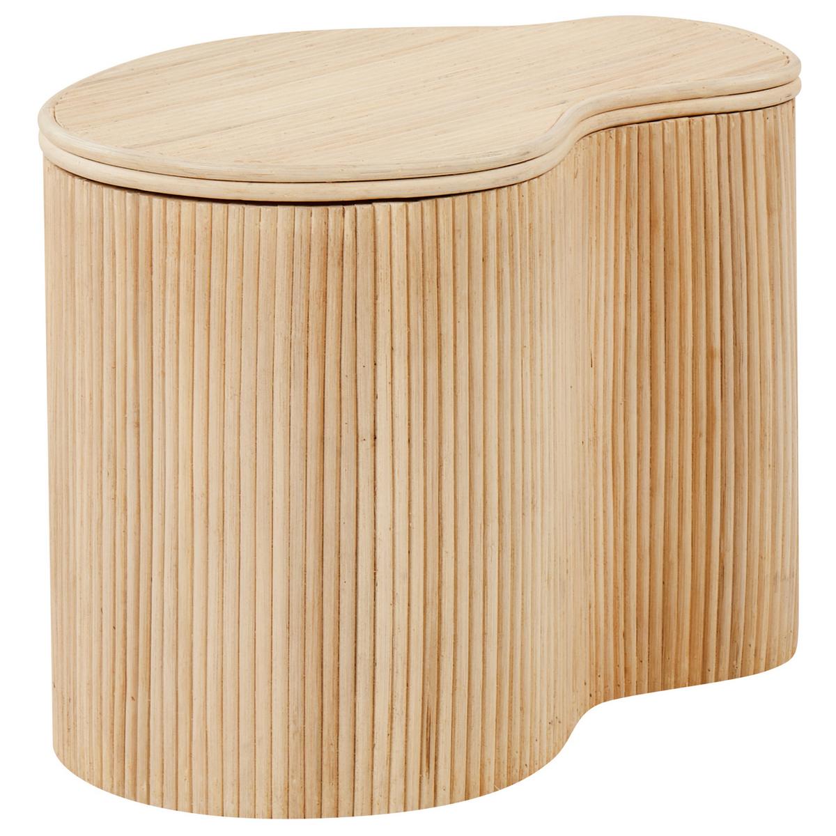 COUCHTISCH 2er Set Naturfarben Salanti - Naturfarben, Naturmaterialien (100/72/45cm) - Beliani