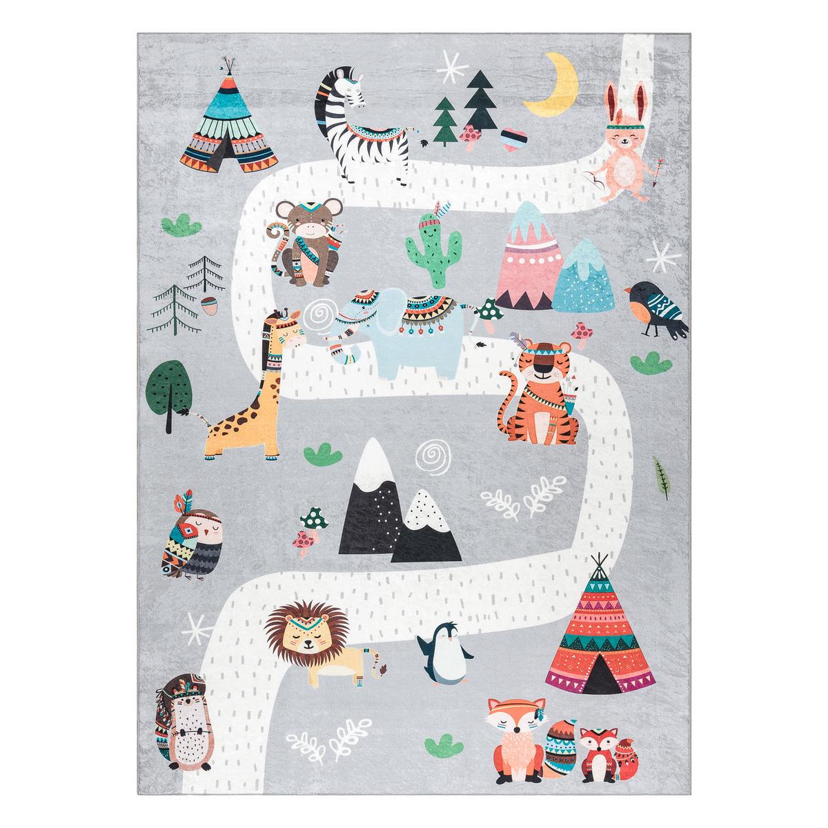 TEPPICH Bambino 140/190 cm - Grau, Textil (140/190cm) - rugsX