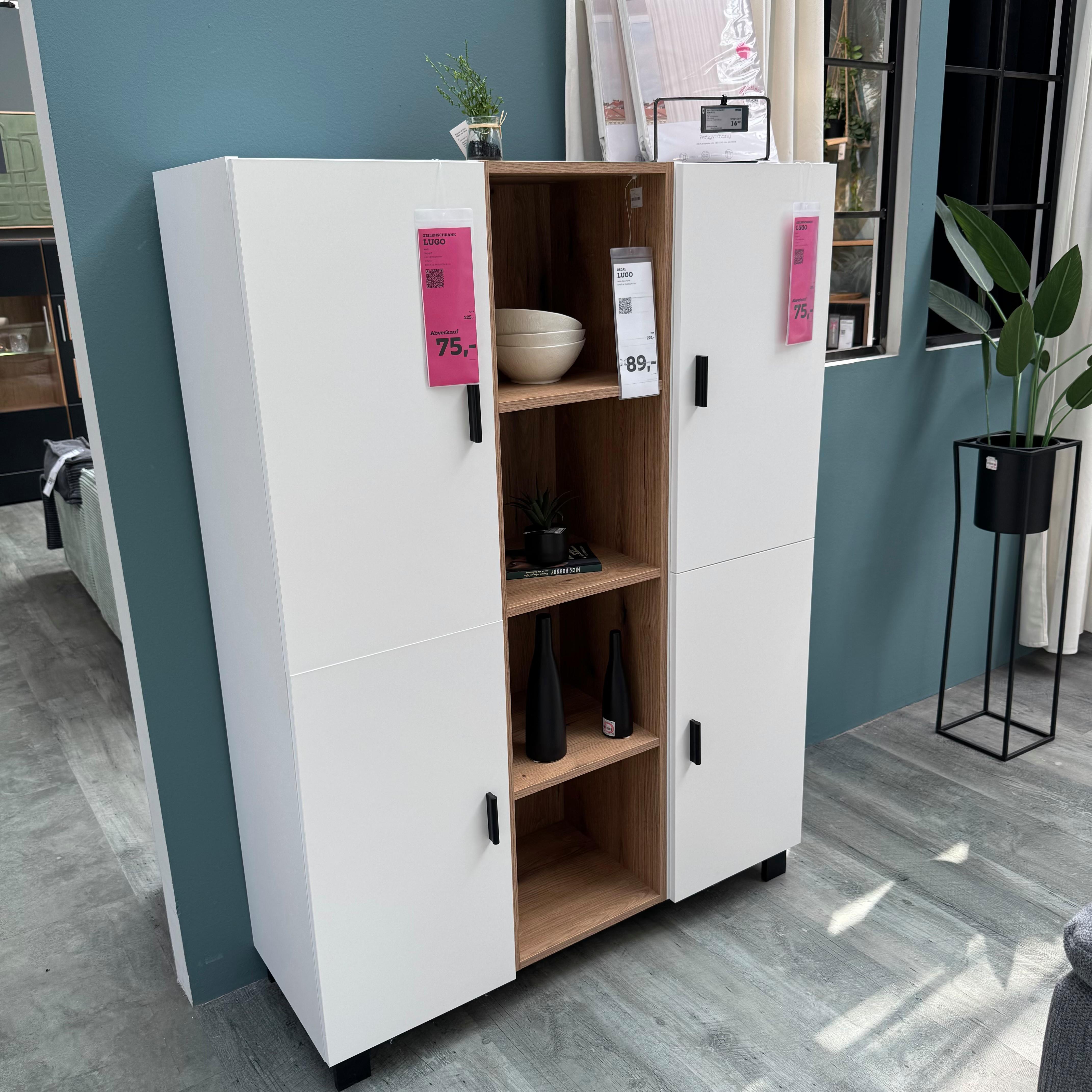 Zeilenschrank Lugo mit Zusatzelemente
