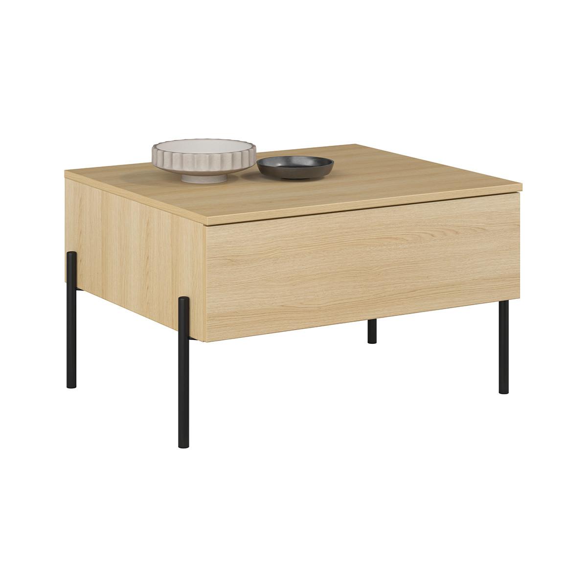 COUCHTISCH Lucilla Holz - Braun, Holzwerkstoff (60/70/42.7cm) - Petits-meubles