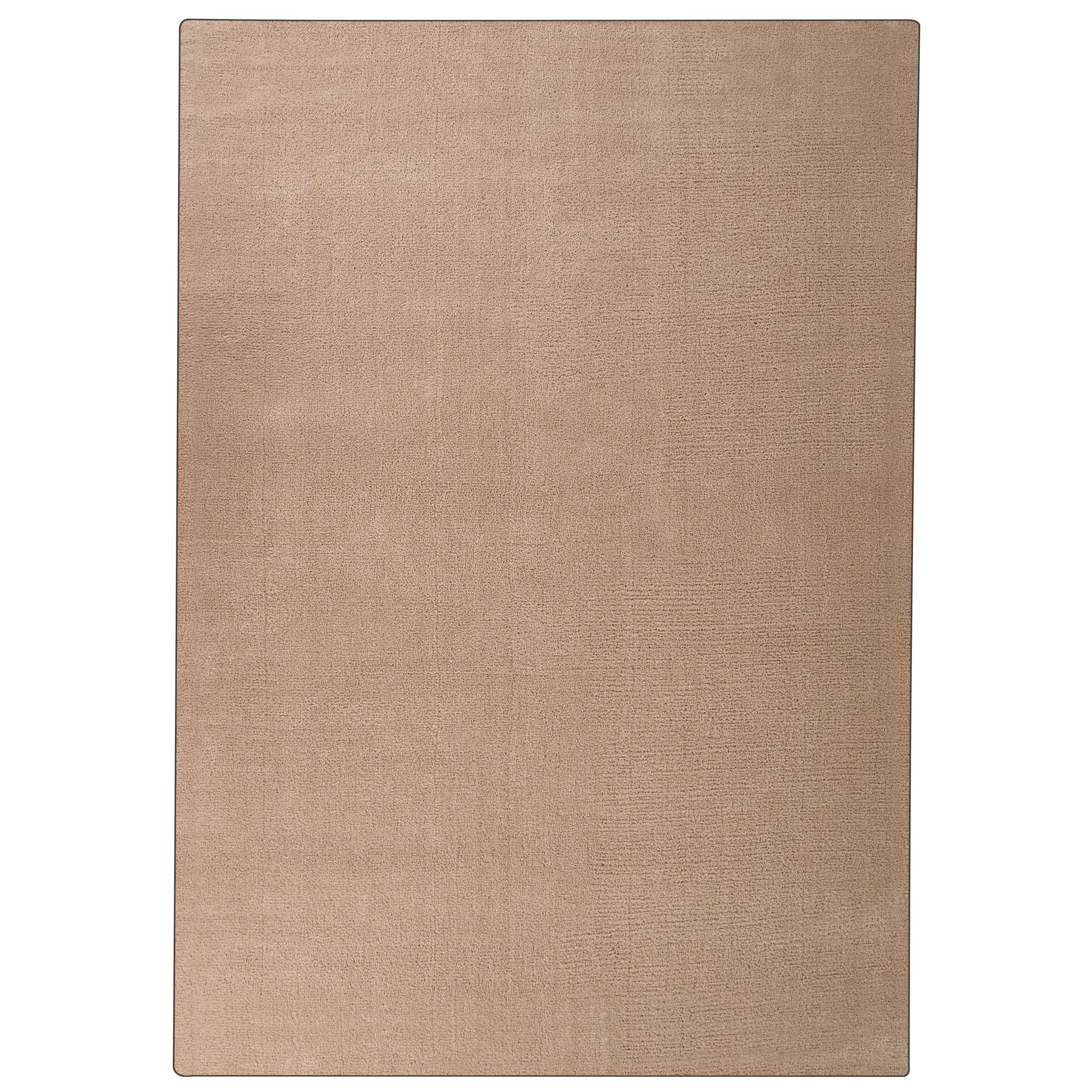 SHAGGY-TEPPICH Sandbeige 140/200 cm Demre - Sandfarben/Beige, Textil (140/200cm) - Beliani