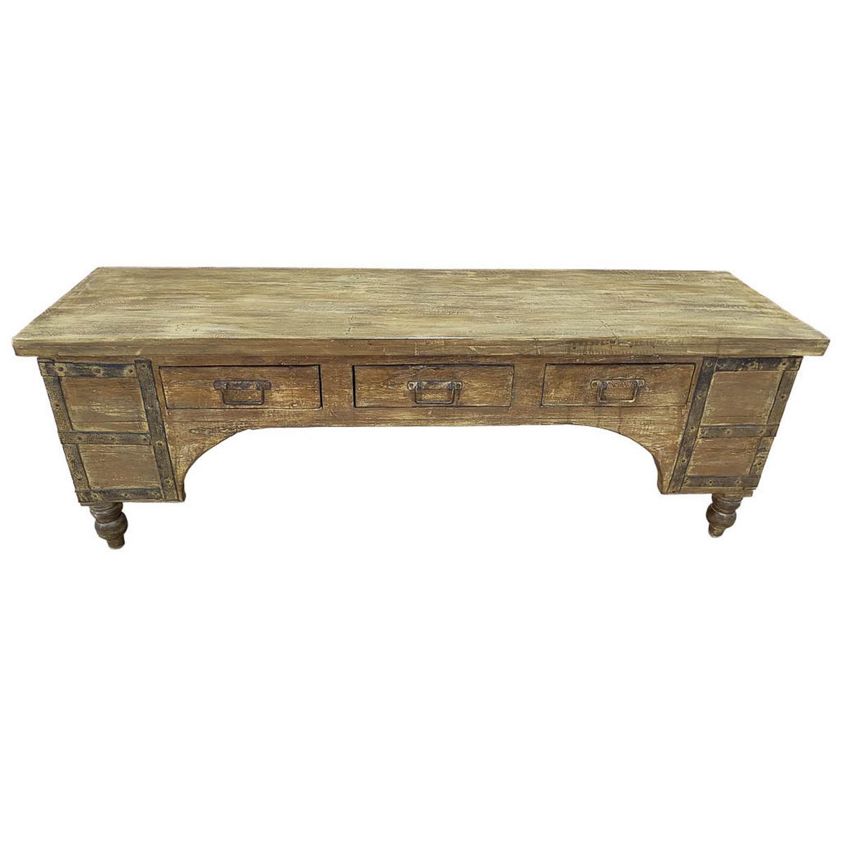 TV-LOWBOARD aus Holz, 175x45x57cm - Braun, Holz (175/57/45cm) - Wanderlust