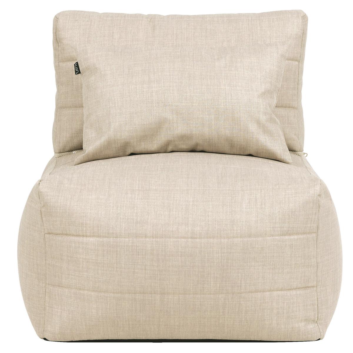 SITZSACK-SESSEL Noa modular Outdoor - Beige, Textil (75/70/78cm) - icon