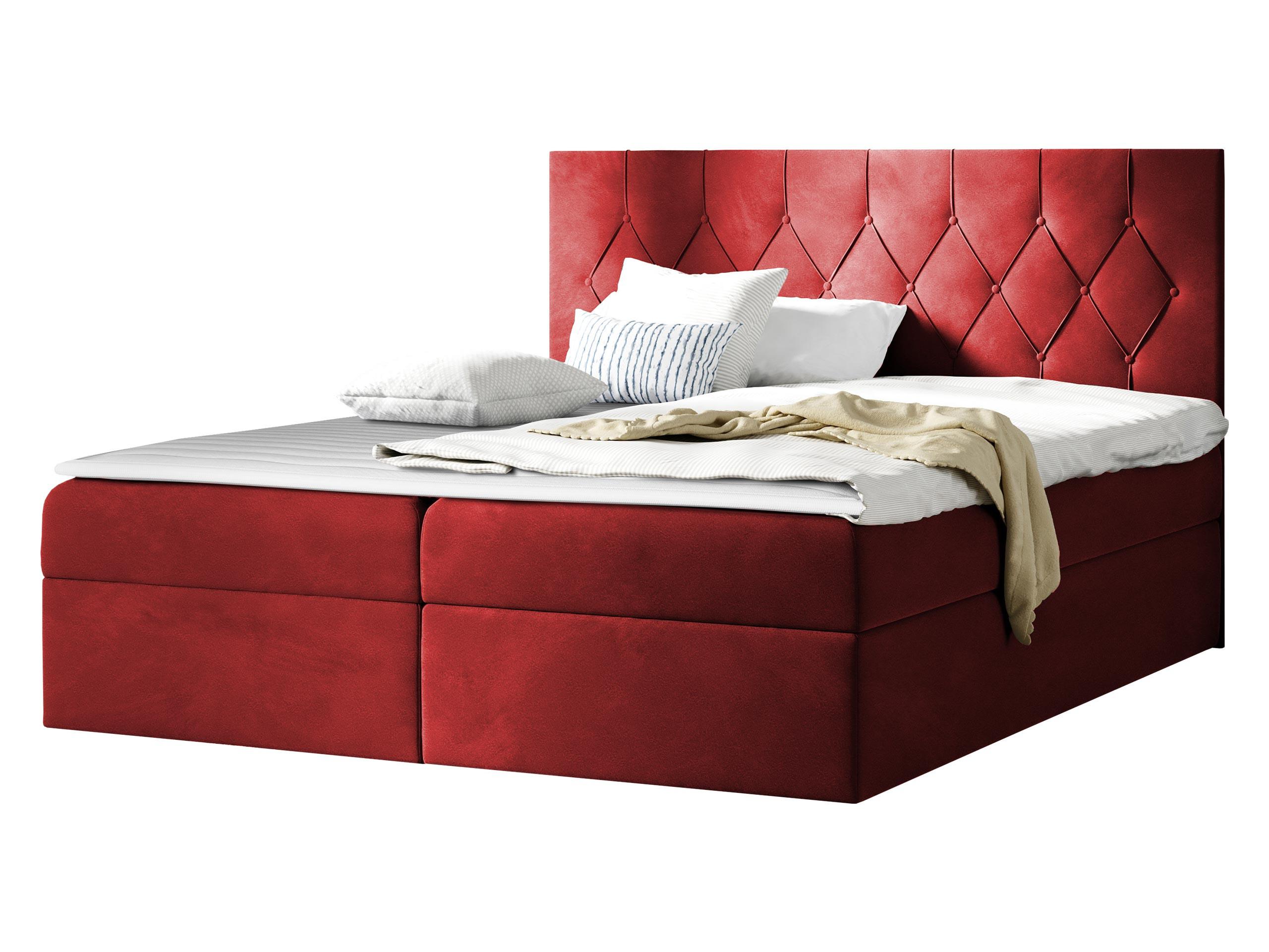 BOXBETT Sky - H3 - Rot, Holz (160/200cm) - MIRJAN24