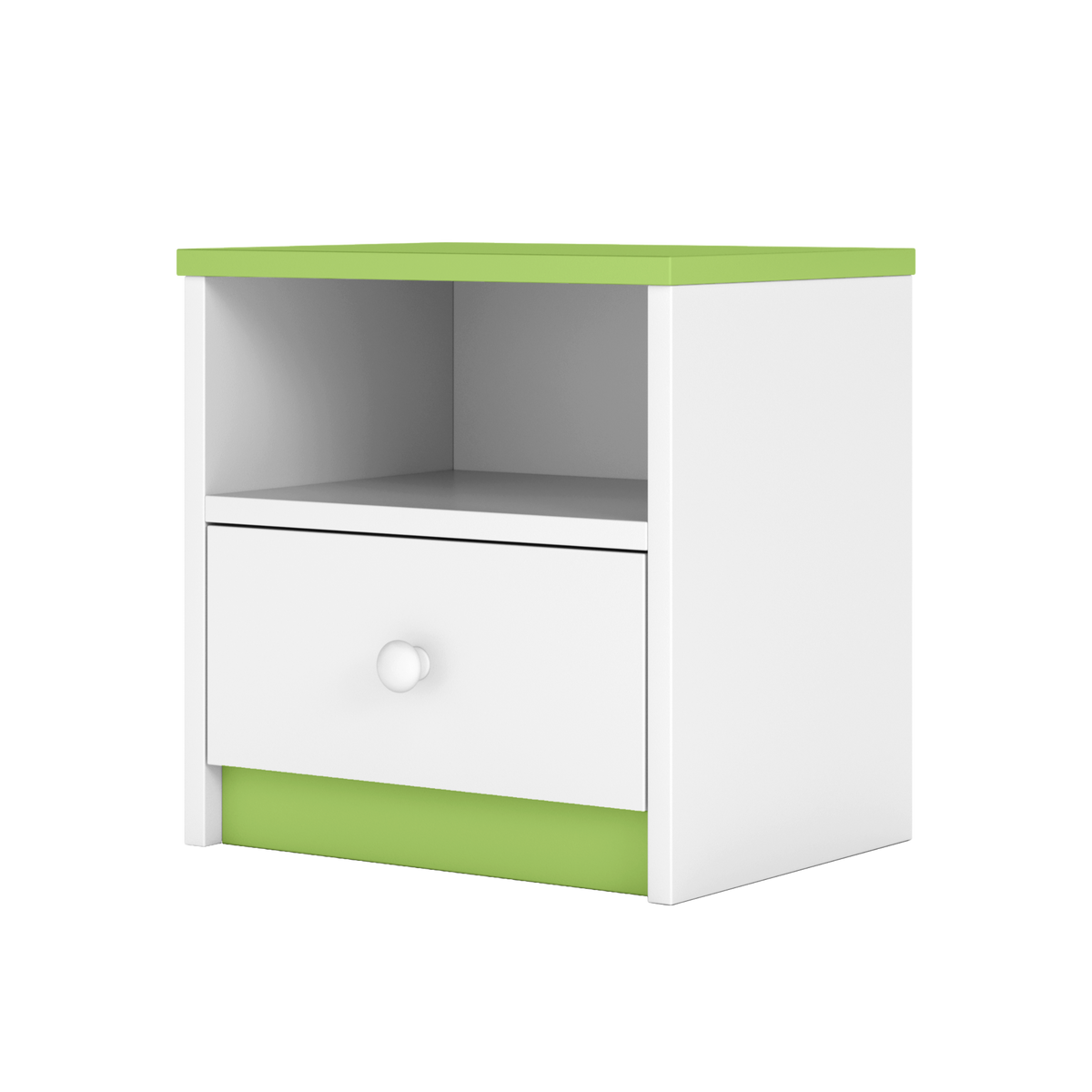 KINDER-NACHTTISCH Babydreams Grün 39/40/30 - Grün, Holzwerkstoff/Kunststoff (39/40/30cm) - RAUMHIRSCH FURNITURE