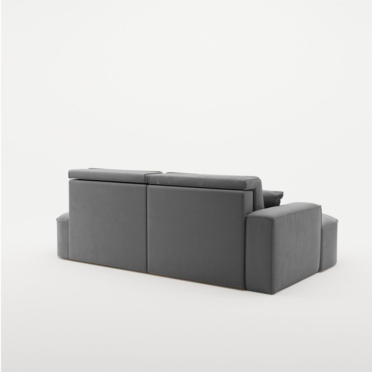 ECKSOFA Venedig Mit Schlaffunktion - Dunkelgrau, Holzwerkstoff/Textil (278/179cm) - Fun Möbel